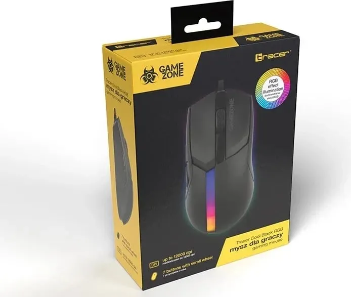 Maus Tracer GameZone COOL, RGB, 12,000 dpi, i zi - 5