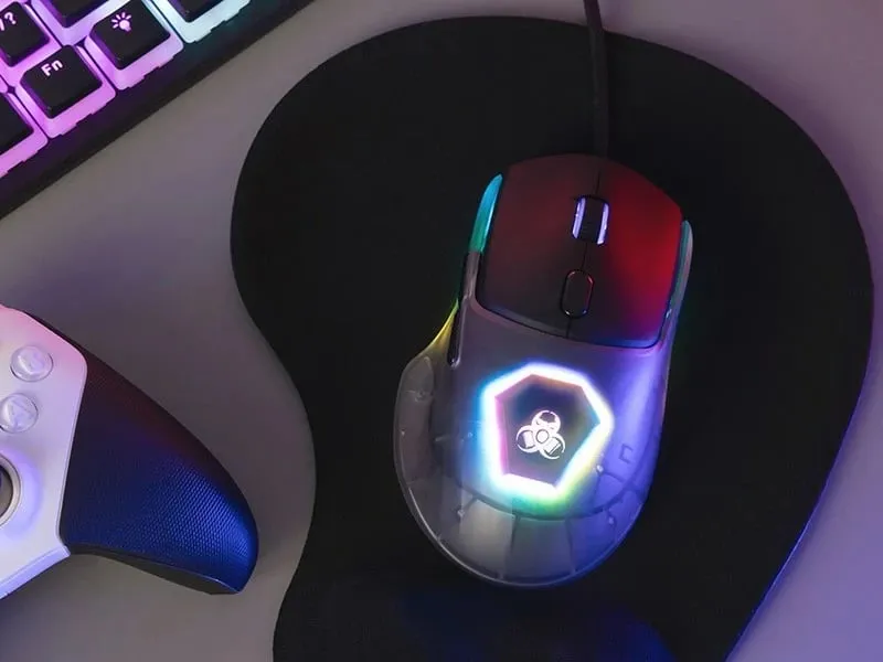 Maus Tracer GameZone NEON USB, RGB, 12400 dpi, i zi - 4