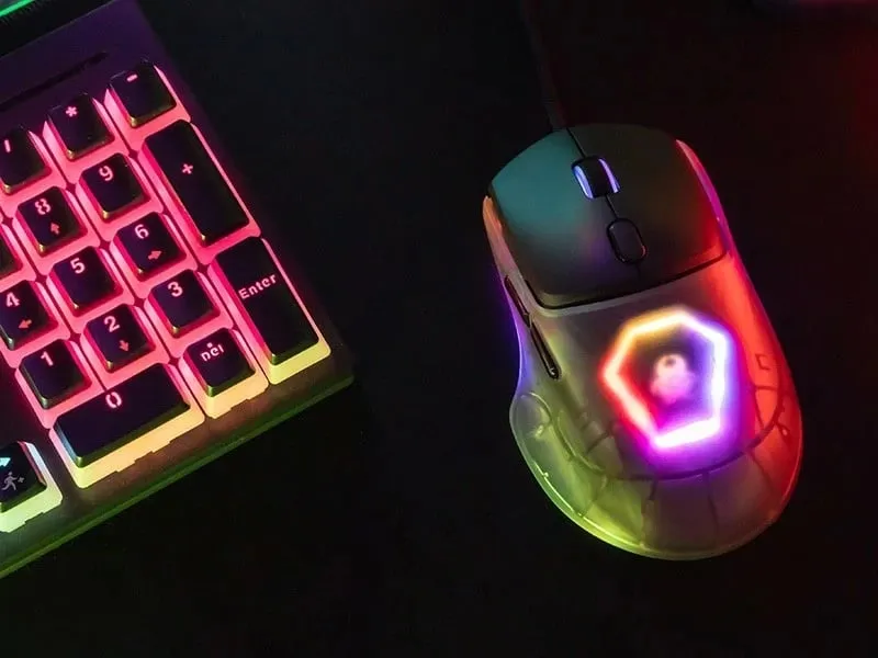 Maus Tracer GameZone NEON USB, RGB, 12400 dpi, i zi - 5