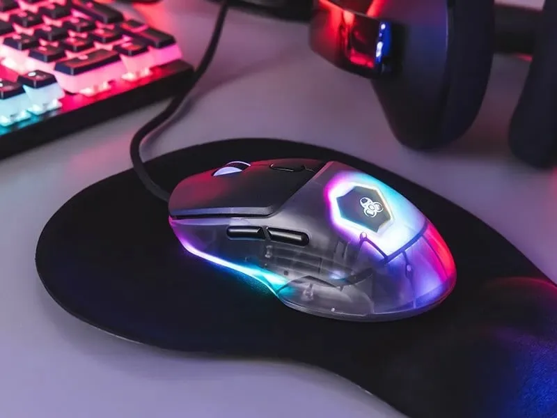 Maus Tracer GameZone NEON USB, RGB, 12400 dpi, i zi - 6