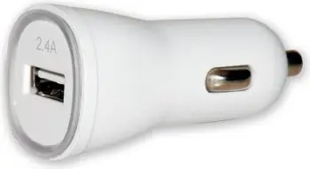 Karikues Techly 1x USB-A, 2.4A, i bardhë