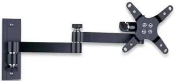 Mbajtëse muri për monitor Techly, 13"-30", VESA 100x100, e zezë