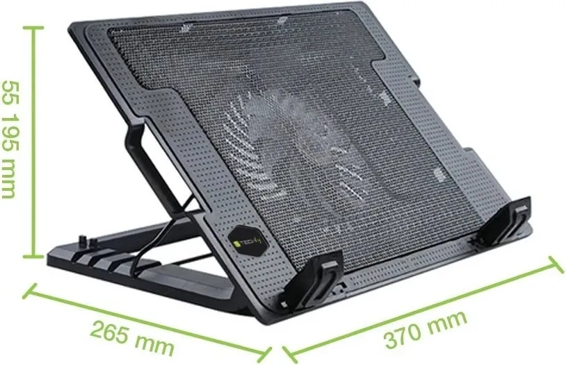 Pad ftohës Techly0 106244, 140mm, 17.3", USB - 3
