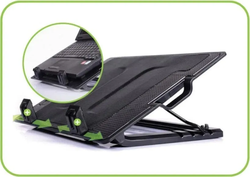 Pad ftohës Techly0 106244, 140mm, 17.3", USB - 7