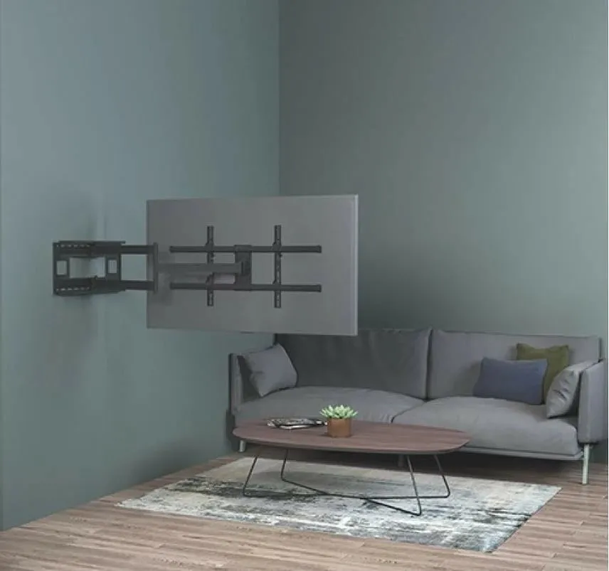 Mbajtëse muri për TV Techly, 43-80", e zezë - 6