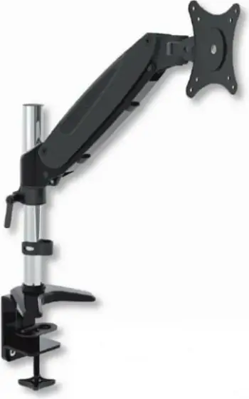 Mbajtëse tavoline për monitor Techly, 15-27", 360mm, e zezë