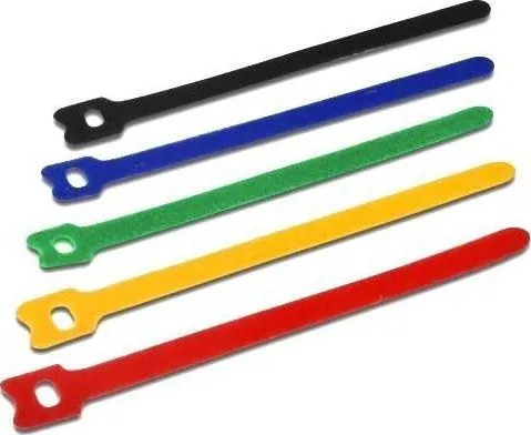 Set rripa organizues kabllosh Techly Velcro, 10 copë - 1
