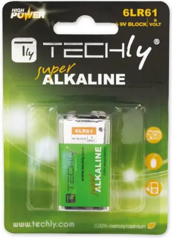 Bateri Techly 6LR61, 9V