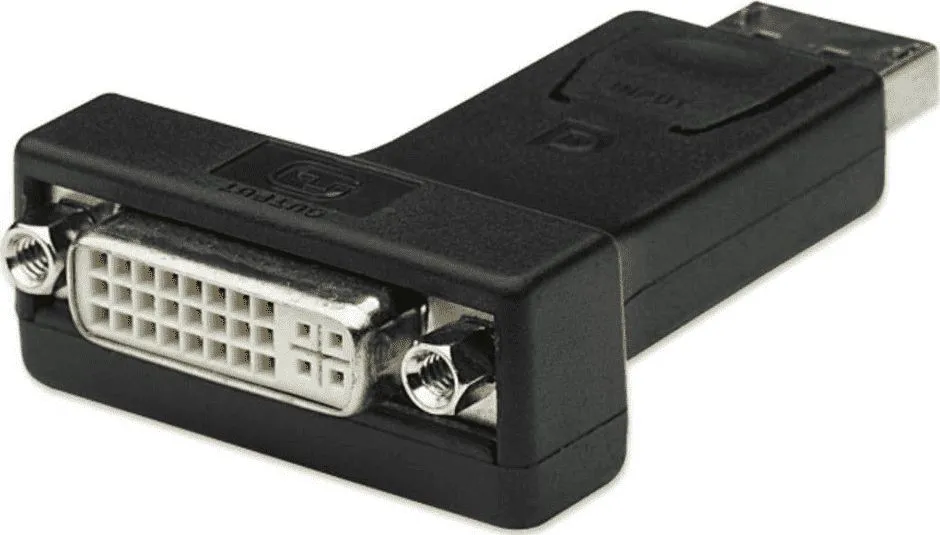 Përshtatës Techly DisplayPort në DVI-I, i zi - 1