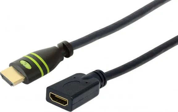 Kabllo Techly HDMI - HDMI, 0.2m, e zezë - 1
