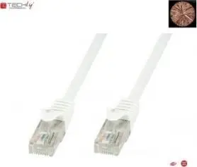 Kabllo rrjeti Techly TechlyPro, RJ45, Cat6, U/UTP, 1m, e bardhë