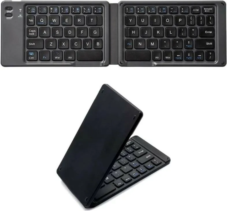 Tastierë Techly Foldable Wireless, Bluetooth 3.0, layout US QWERTY, e zezë - 13