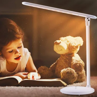 Llambë tavoline Techly I-LAMP-DSK9, LED, me bateri, e bardhë - 4