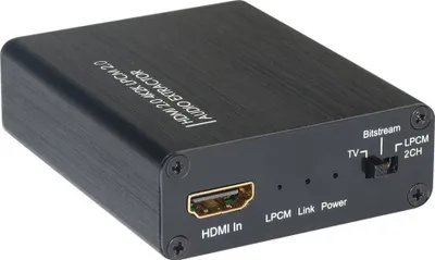 Ekstraktor audio Techly 5.1CH, HDMI 4K, Toslink dhe 3.5mm, i zi - 3