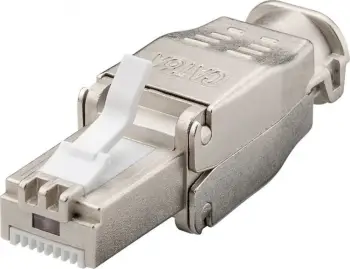 Prizë modulare RJ45 Techly 105872, Cat6a 10G, STP, beige