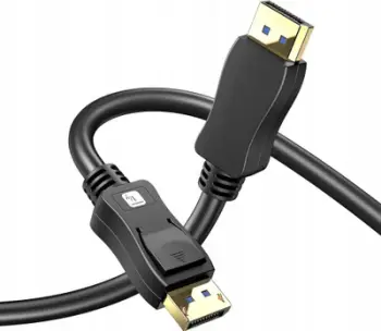 Kabllo DisplayPort Techly 2.1, 2m, 4K, e zezë
