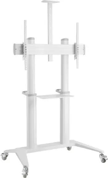 Stativ mobil për tabelë interaktive Techly ICA-TR49W, 70-120", 140kg, i bardhë
