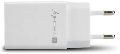 Karikues muri Techly USB A, 5V 2.4A 12W, i bardhë - 4