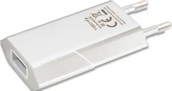 Kokë për karikues Techly 1x USB-A 1A, e bardhë