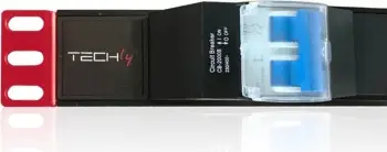 PDU Techly 100471, 19" 1U, 6x Schuko, 250V/16A, me kabllo 3m, ngjyrë e zezë