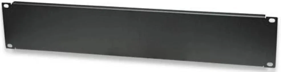 Panel mbulues rack Techly I-CASE BLANK-2-BK, 2U, 19", i zi - 2