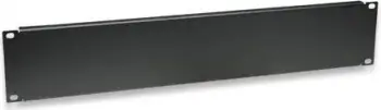Panel mbulues rack Techly I-CASE BLANK-2-BK, 2U, 19", i zi