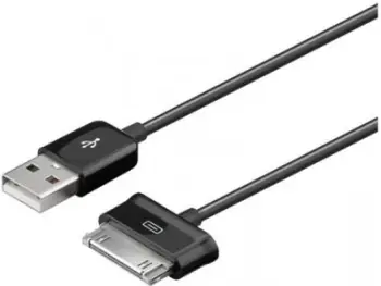 Kabllo Techly USB-A në Samsung 30-pin (305113), 1.2 m, e zezë