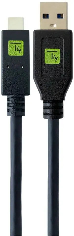 Kabllo USB 3.1 në USB C, 2m, 5 Gbit/s, i zi