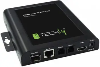 Transmetues i zgjatueshëm Techly HDMI (020508), i zi