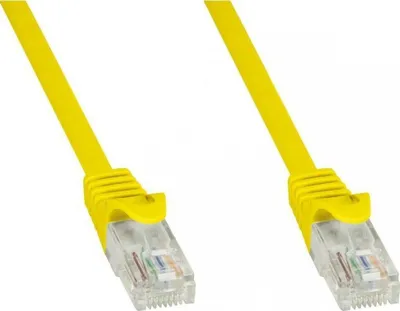 Kabllo rrjeti Techly Patch Cord Cat5e UTP, 5m, CCA, e verdhë - 2