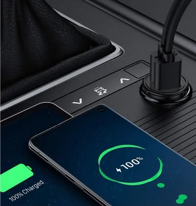 Karikues veture Techly Fast Mini, 2x USB, 36W 3A, i zi - 2
