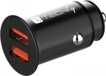 Karikues veture Techly Fast Mini, 2x USB, 36W 3A, i zi