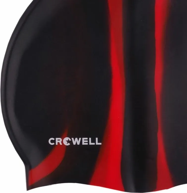 Kapele noti Crowell Multi Flame 01, silikon, unisex, e zezë me të kuqe - 2