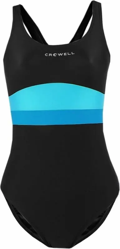 Bikine për femra Crowell, të zeza dhe blu - 1