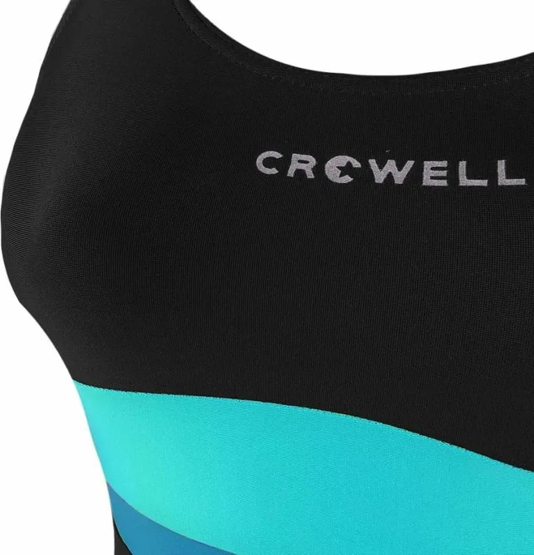 Bikine për femra Crowell, të zeza dhe blu - 3