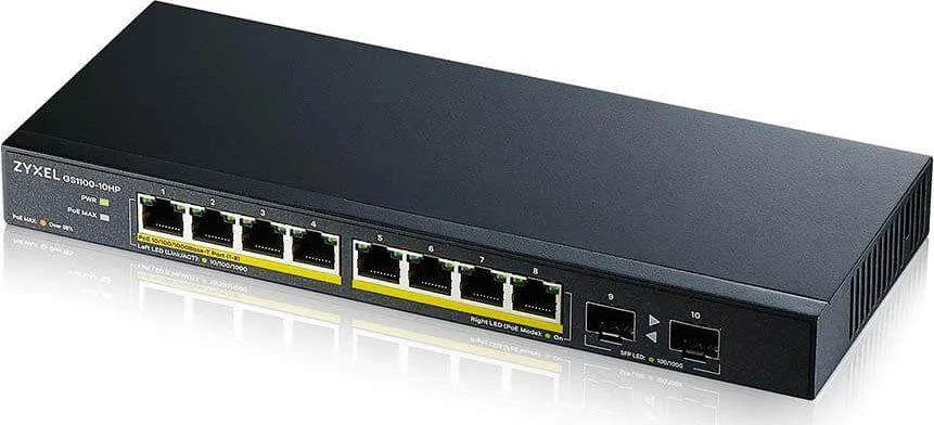 Switch Zyxel GS1100-10HPv2 - 2