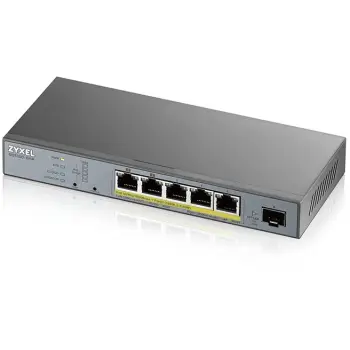 Switch Zyxel GS1350-6HP-EU0101F, Managed, L2, Gigabit Ethernet, PoE, Wall mountable