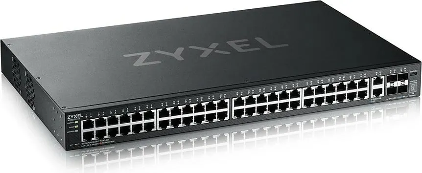 Switch Zyxel XGS2220-54, Managed, L3, Gigabit Ethernet (10/100/1000), Rack mounting - 2