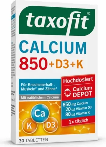 TAXOFIT CALCIUM+ D3 850 TAB 30