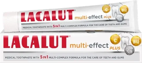 LACALUT MULTI EFFECT PLUS VITAMINS Pastë dhëmbësh medicinale 75ml - 1