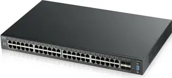 Switch Zyxel XGS2210-52, Managed, L2, Gigabit Ethernet, Rack mounting, 1U
