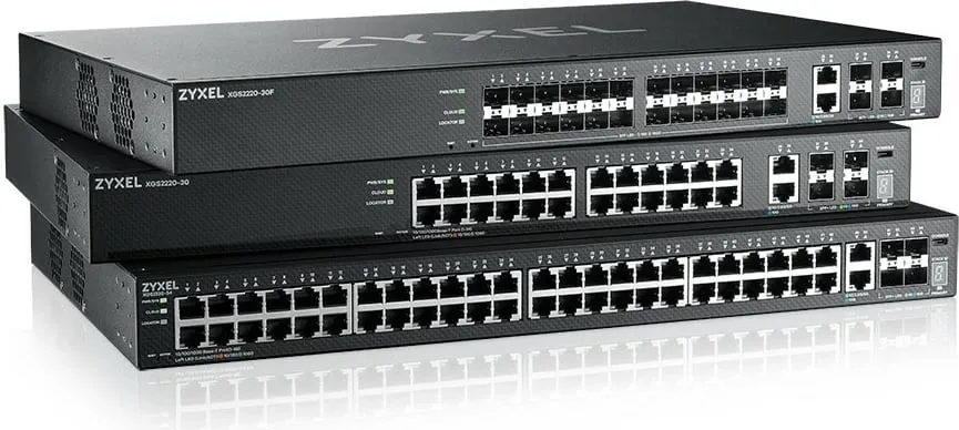 Switch Zyxel XGS2220-30F, 26+4P, 10G Ethernet - 2