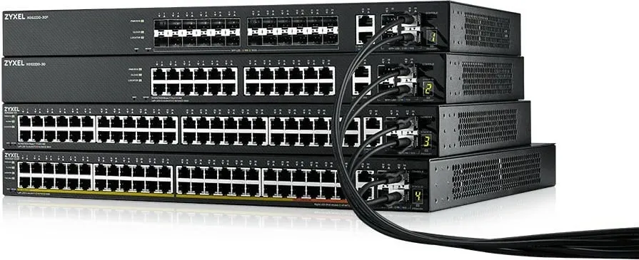 Switch Zyxel XGS2220-30F, 26+4P, 10G Ethernet - 3