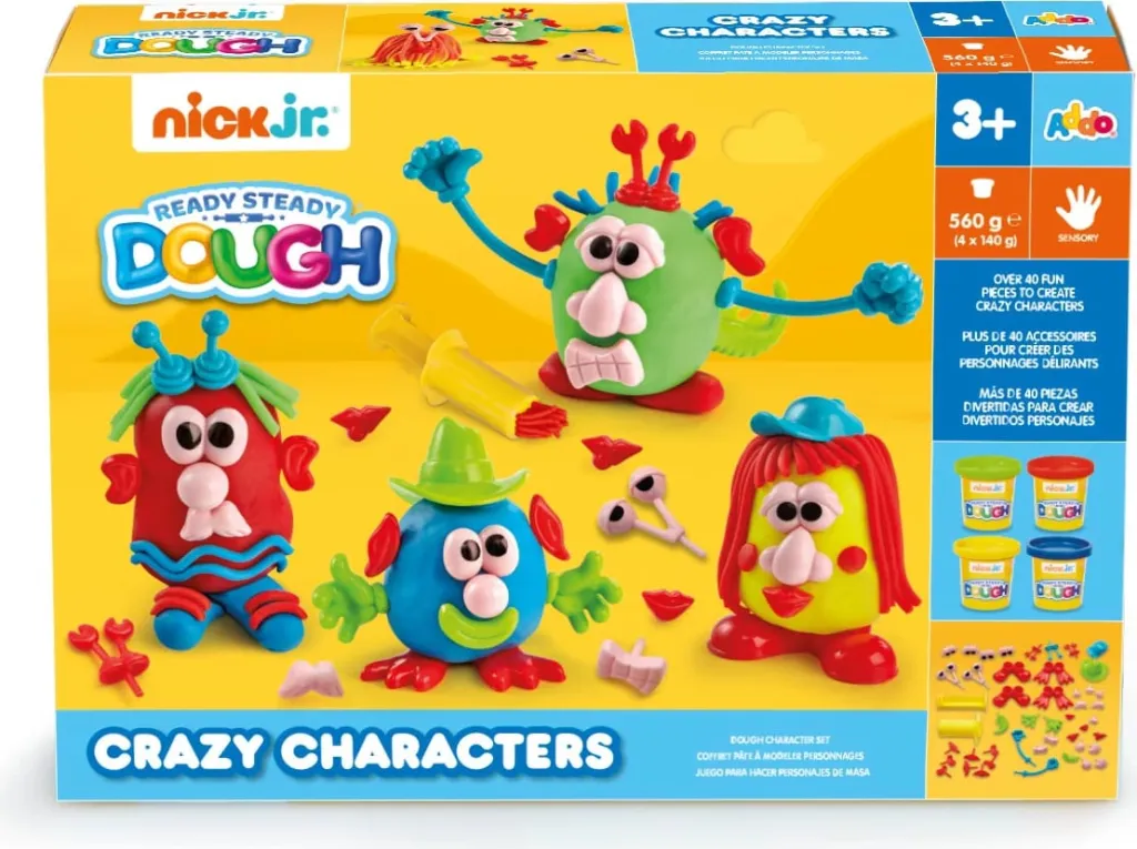 Set lodër për fëmijë Nick Jr. Ready Steady Dough Crazy Characters Playset - 4