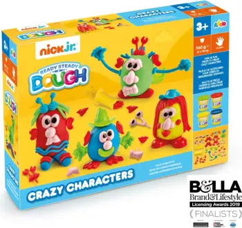 Set lodër për fëmijë Nick Jr. Ready Steady Dough Crazy Characters Playset