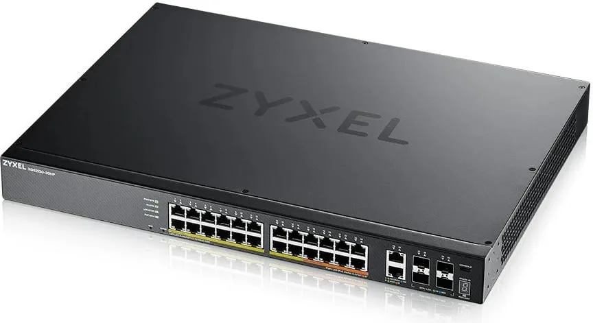 Switch Zyxel XGS2220-30HP, Managed L3, Gigabit Ethernet, PoE, E zezë - 1