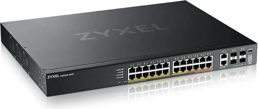 Switch Zyxel XGS2220-30HP, Managed L3, Gigabit Ethernet, PoE, E zezë - 2