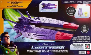Disney Pixar Lightyear Hyperspeed Series Zurg's Mothership Vehicle