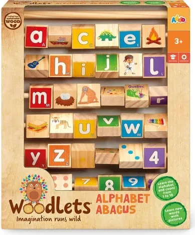 Woodlets Alphabet Abacus - 1