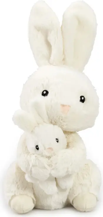 Snuggle Buddies Mummy and Baby Bunny Soft Toy